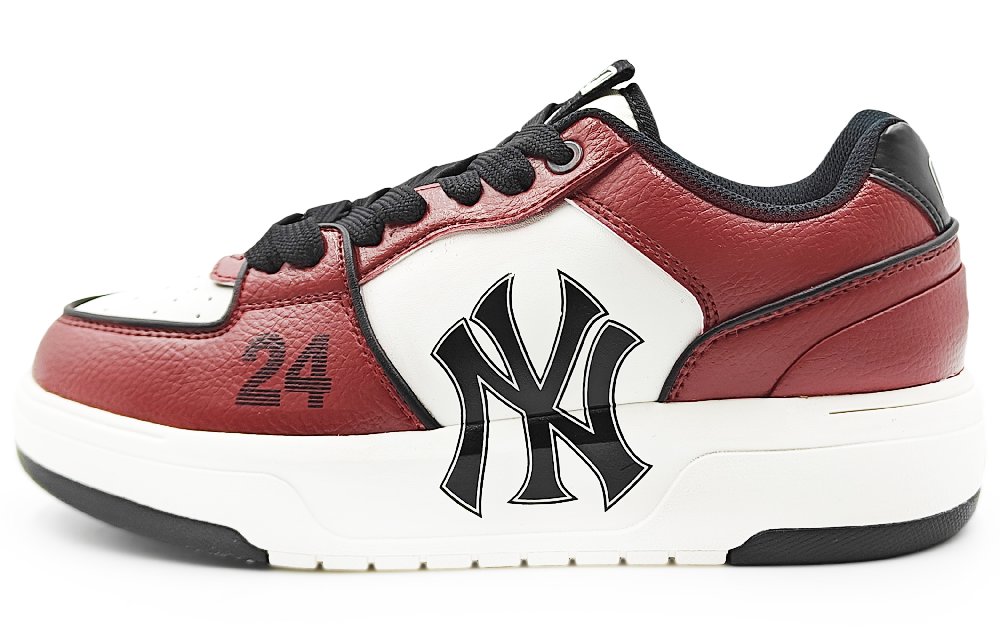 MLB Chunky Liner Abrasion Resistant Low Top Skateboard Shoes Unisex Vintage Red