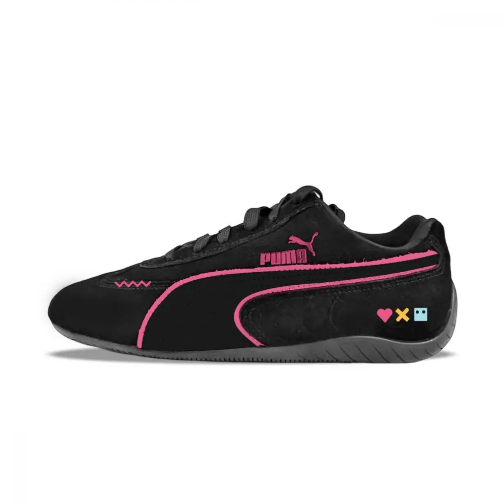 PUMA Speedcat Collection BNK Black Pink Cool Play Low top Racing Shoes Unisex