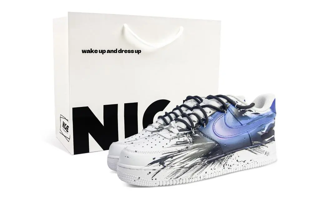 Nike Air Force 1 Abrasion Resistant Low top Skateboard Shoes Unisex Kuroko's Basketball