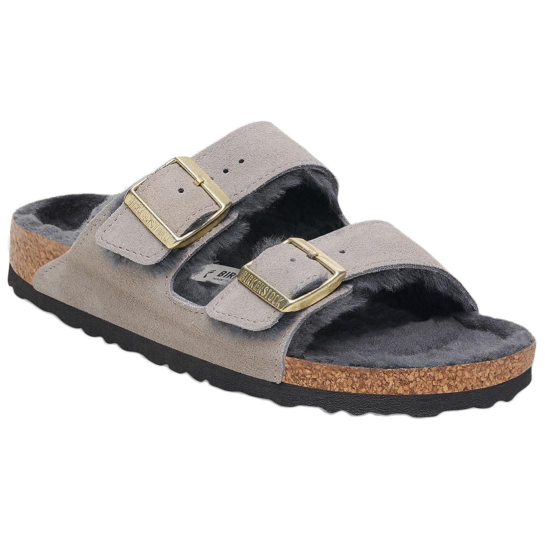 Birkenstock Slide Slippers Women's Lime Gray купить в интернет-магазине Yoocart с быстрой доставкой по России.