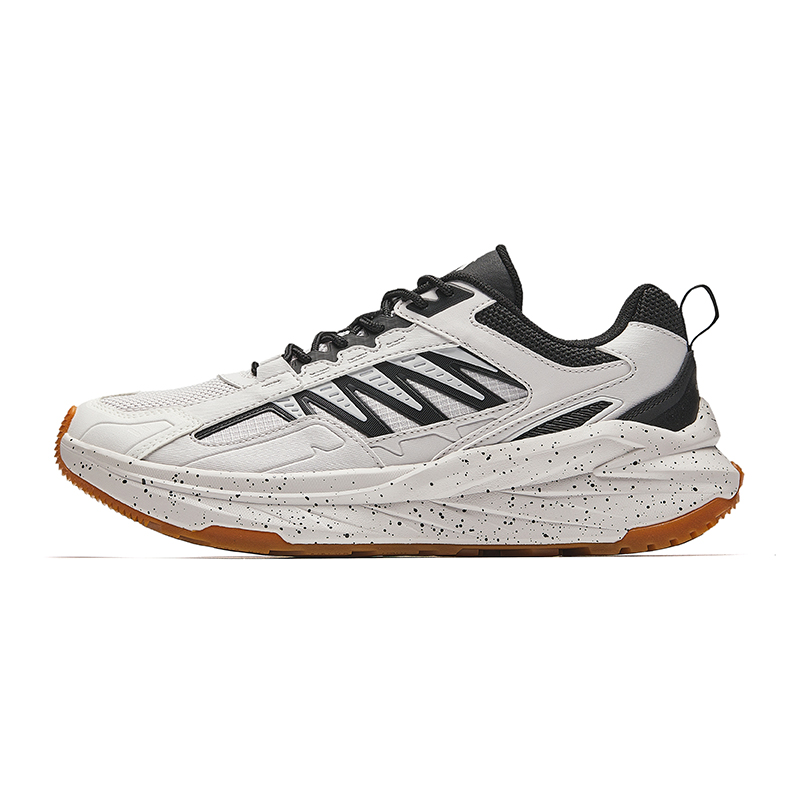 Anta Running Collection Anti-Slip Wear-Resistant Low-Top Casual Running Shoes Men Gray Black