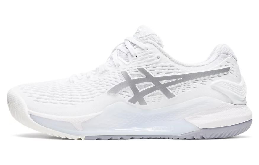 Asics Gel Resolution 9 White Pure Silver Women's