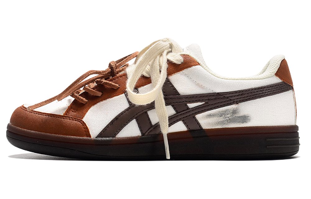 Onitsuka Tiger Advanti Non-slip Lightweight Low-Top Skateboard Shoes Unisex Beige Brown