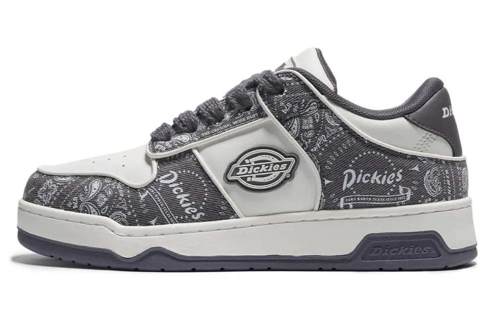 Dickies Low-Top Skateboard Shoes Men's Black White