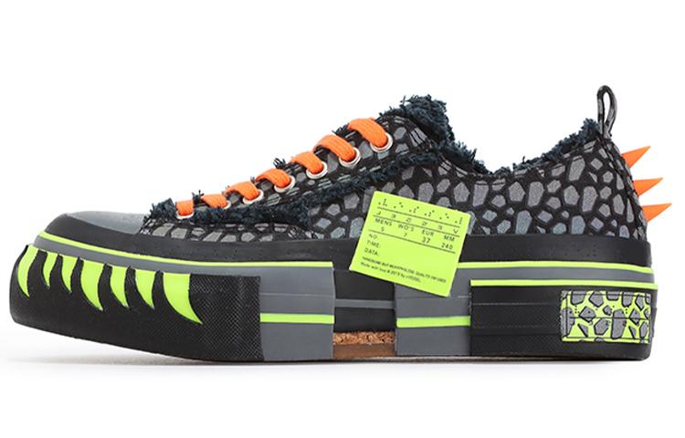 VESSEL G.O.P. Lows 'Black' Low-Top Canvas Shoes Unisex Black