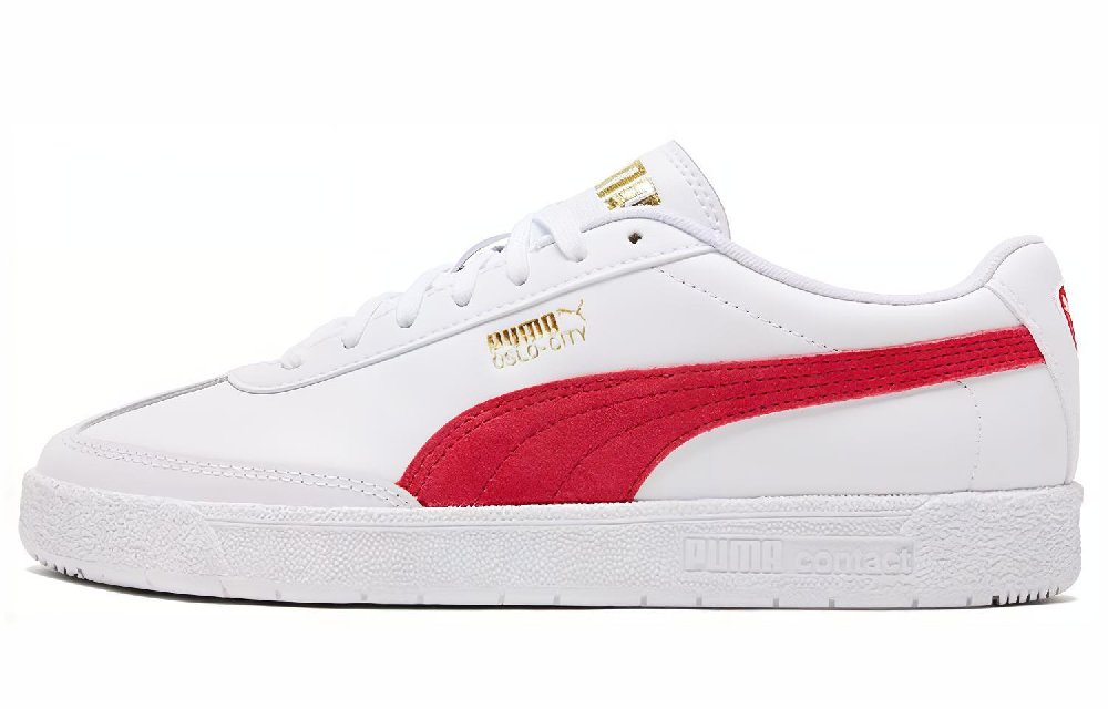 PUMA Oslo City Casual Board Shoes White/Red