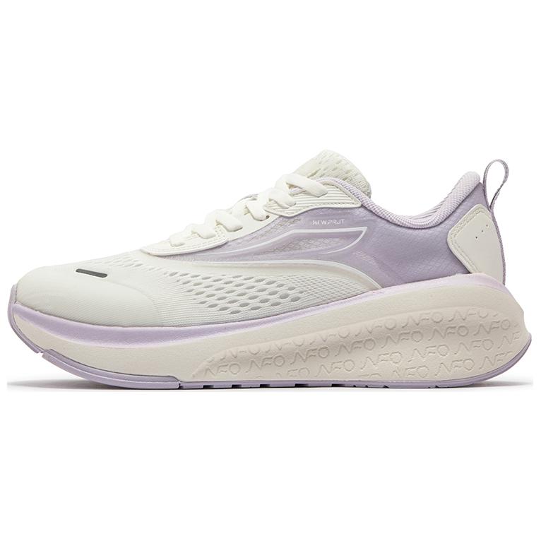 361° Anti-Slip Wear-Resistant Low-Top Casual Running Shoes Women's White Purple