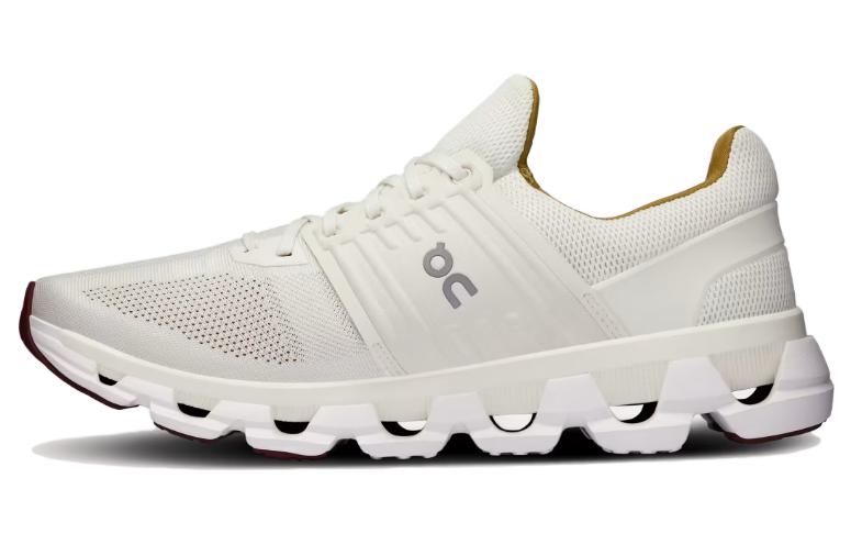 On Cloudswift Cushioning Wear-Resistant Low-Top Running Shoes Men's White