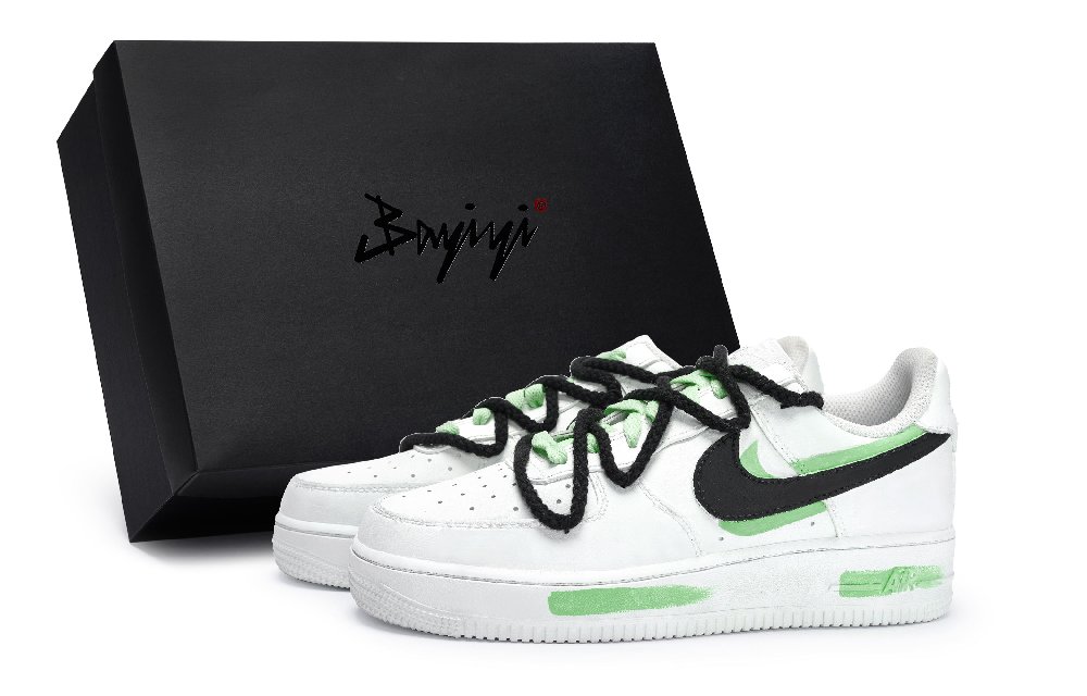 Nike Air Force 1 811 Manufacture Sky Blue And Green Special Shoe Box Low-Top Skateboard Shoes Unisex White Black Green