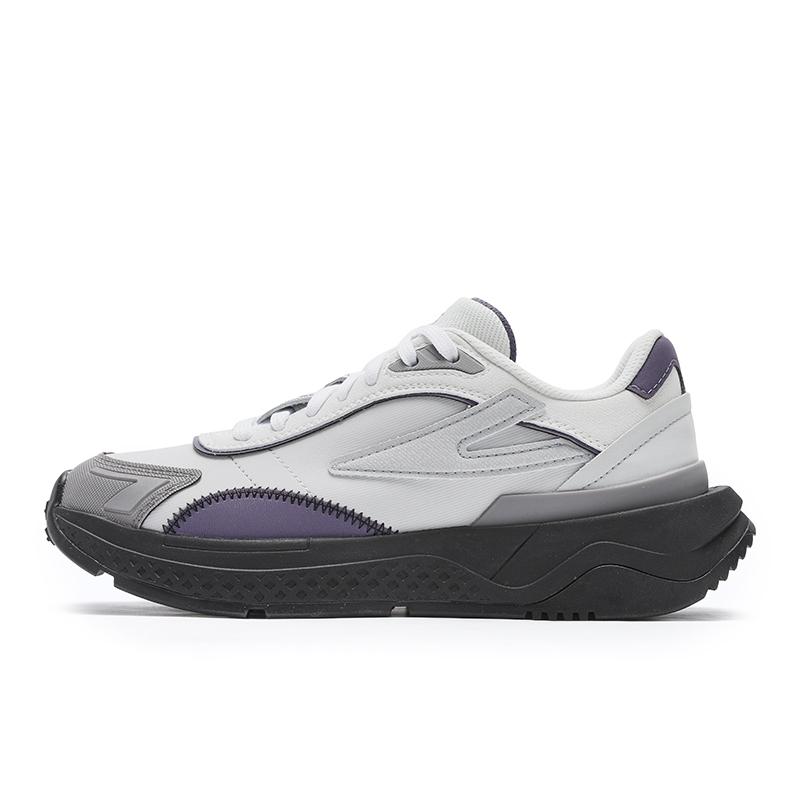 FILA Wear-Resistant Slip-Resistant Low-Top Running Shoes Women's Gray