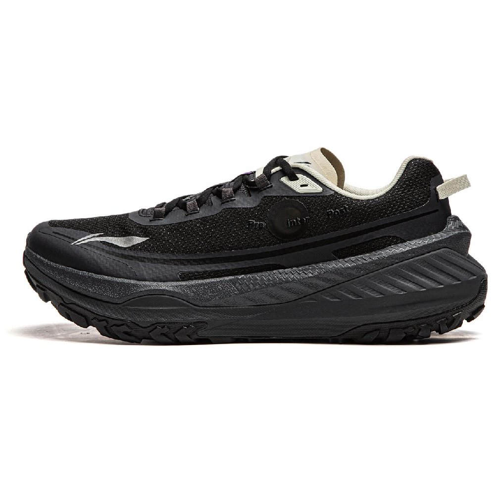 SOULLAND x LiNing Dilu Cushioning Slip Resistant Abrasion Resistant Rebound Low Top Running Shoes Men's Black