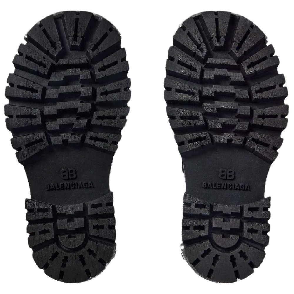Balenciaga Tractor Casual Single Shoes Women's Black
