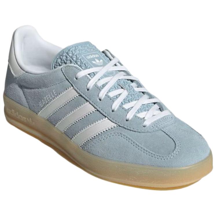 Adidas Originals GAZELLE INDOOR Abrasion Resistant Low Top Skateboard Shoes Women's Blue купить в интернет-магазине Yoocart с быстрой доставкой по России.