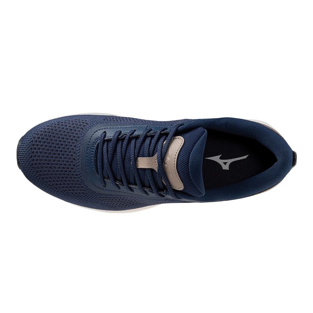 Mizuno Slip Resistant Low Top Casual Shoes Unisex Marine Blue