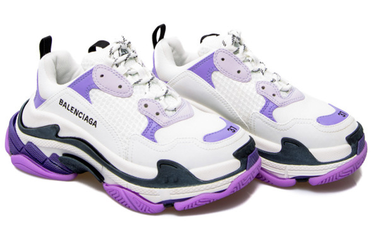 Balenciaga Triple S Sneaker 'White Lilac' Women's