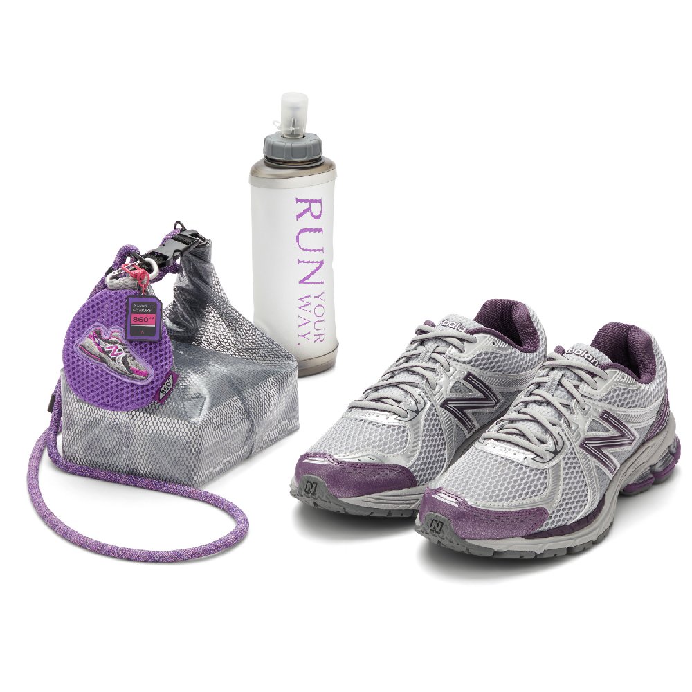 New Balance 860 V2 Running Shoes Unisex Low-Top Silver Purple