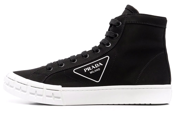 PRADA Stylish Skateboarding Shoes Men's Black