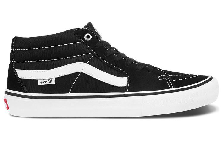 Sk8 Vans-Mid Pro 'Black White' купить в интернет-магазине Yoocart с быстрой доставкой по России.