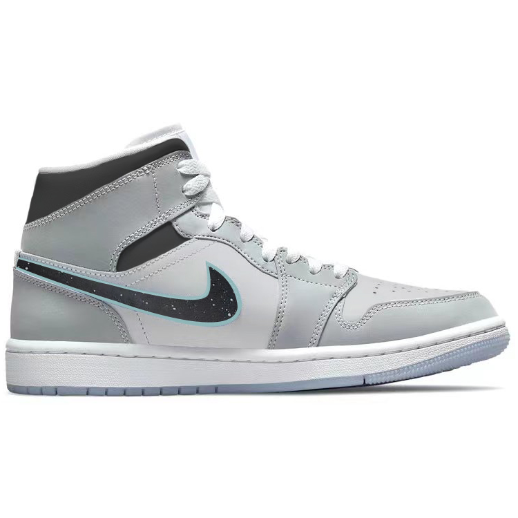 Jordan Air Jordan 1 Vintage Basketball Shoes Women's Mid top White/Gray купить в интернет-магазине Yoocart с быстрой доставкой по России.