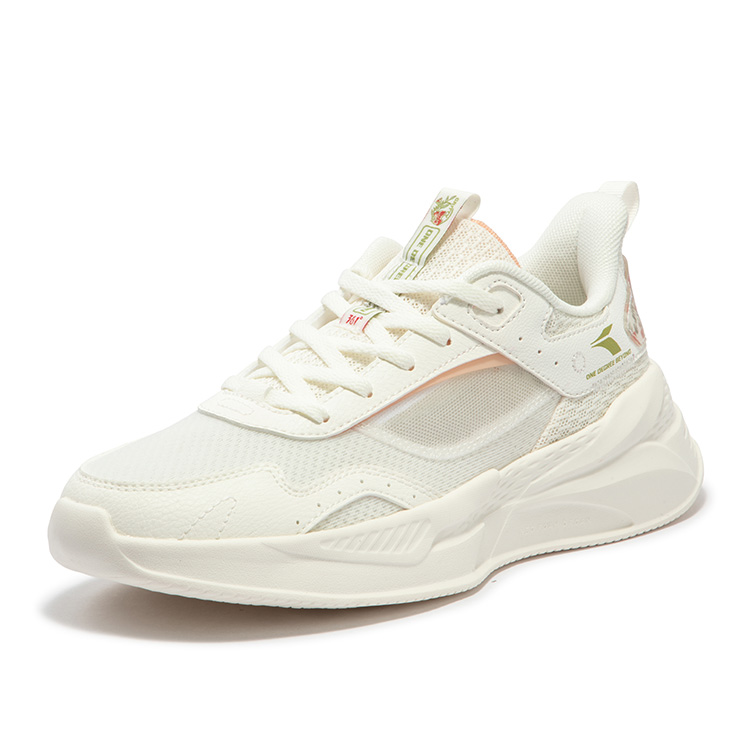 361° Lightweight Comfort Anti-Slip And Wear-Resistant Breathable Low-Top Casual Shoes Women's Peach Pink Sand купить в интернет-магазине Yoocart с быстрой доставкой по России.