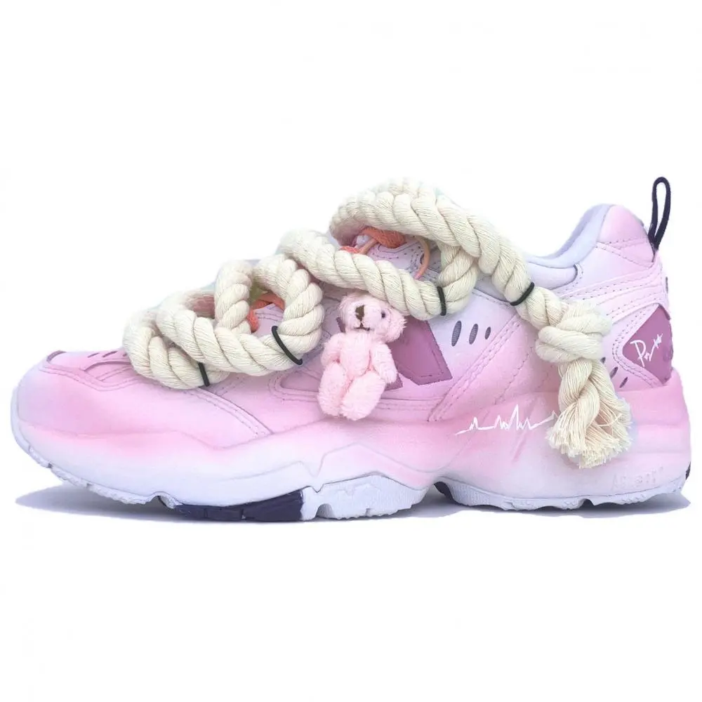 New Balance NB 608 V1 Sweet Bear Non-slip Lightweight Low-Top Training Shoes Women's White Pink