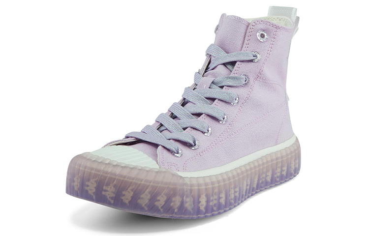 Kappa Abrasion Resistant High top Canvas Shoes Women's Iris Purple