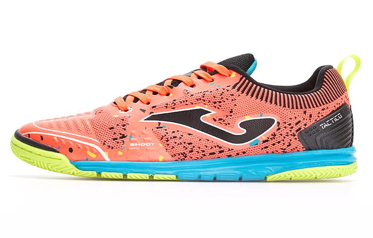 Joma IC/IN Artificial Ground, Indoor Slip Resistant, Abrasion Resistant, Breathable Soccer Shoes Men's Orange Red Black