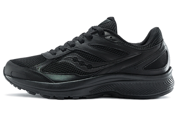 Saucony Cohesion 14 Anti-Slip Wear-Resistant Low-Top Running Shoes Women's Black