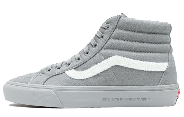 Vans Ubiq X Vans SK8 HI Crossover Classic Casual Skateboarding Shoes Gray