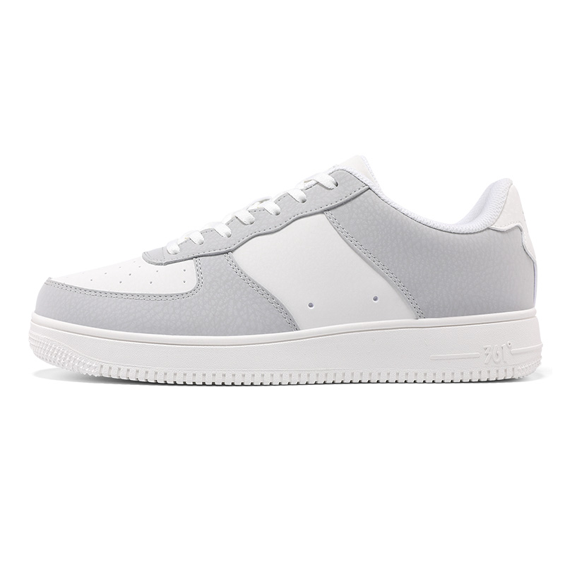 361° Anti-Slip Wear-Resistant Low-Top Skateboard Shoes Men's Gray White