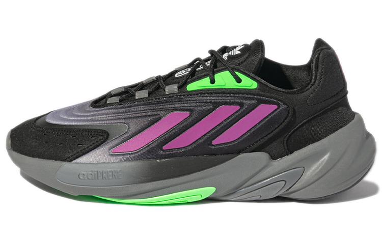 Adidas Ozelia Black Purple Screaming Green