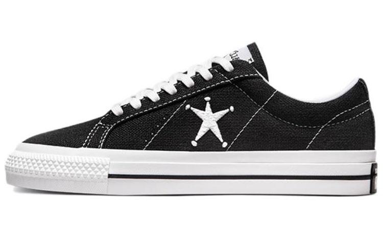 Converse X Stüssy One Star Ox Low 'Black/White' Sneakers