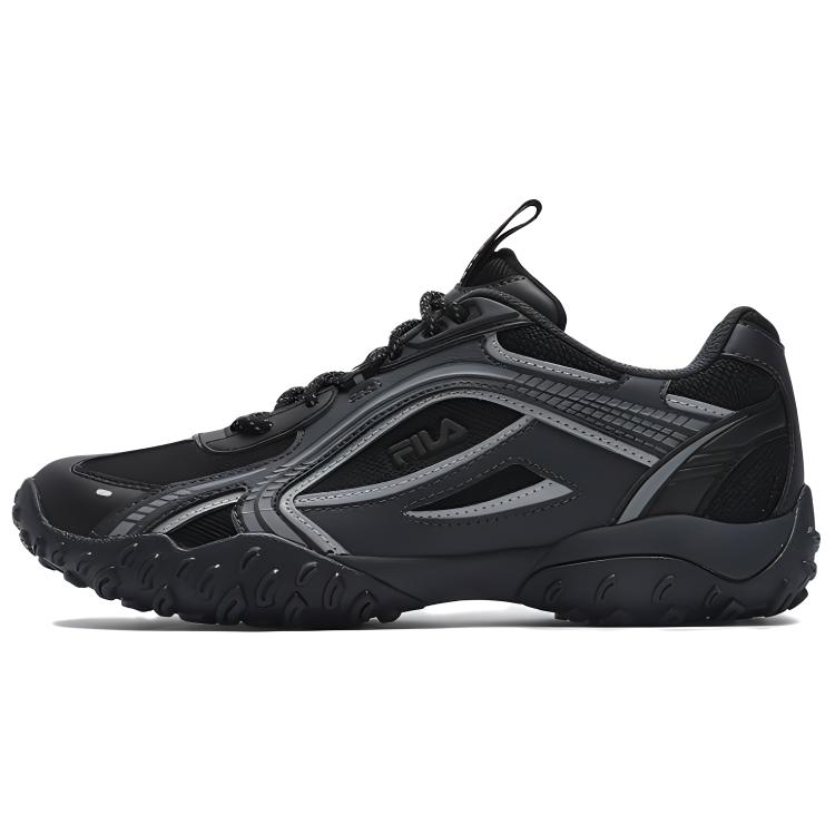 FILA PEBBLE Cushioned Slip-Resistant Low-Top Running Shoes Women's Black
