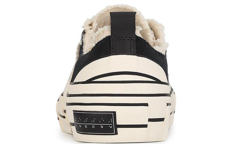 VESSEL G.O.P. Lows Black Anti-Slip And Wear-Resistant Lightweight Low-Top Skateboard Shoes Unisex Black