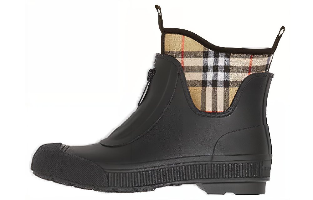 Burberry Check-panel Rain Boots