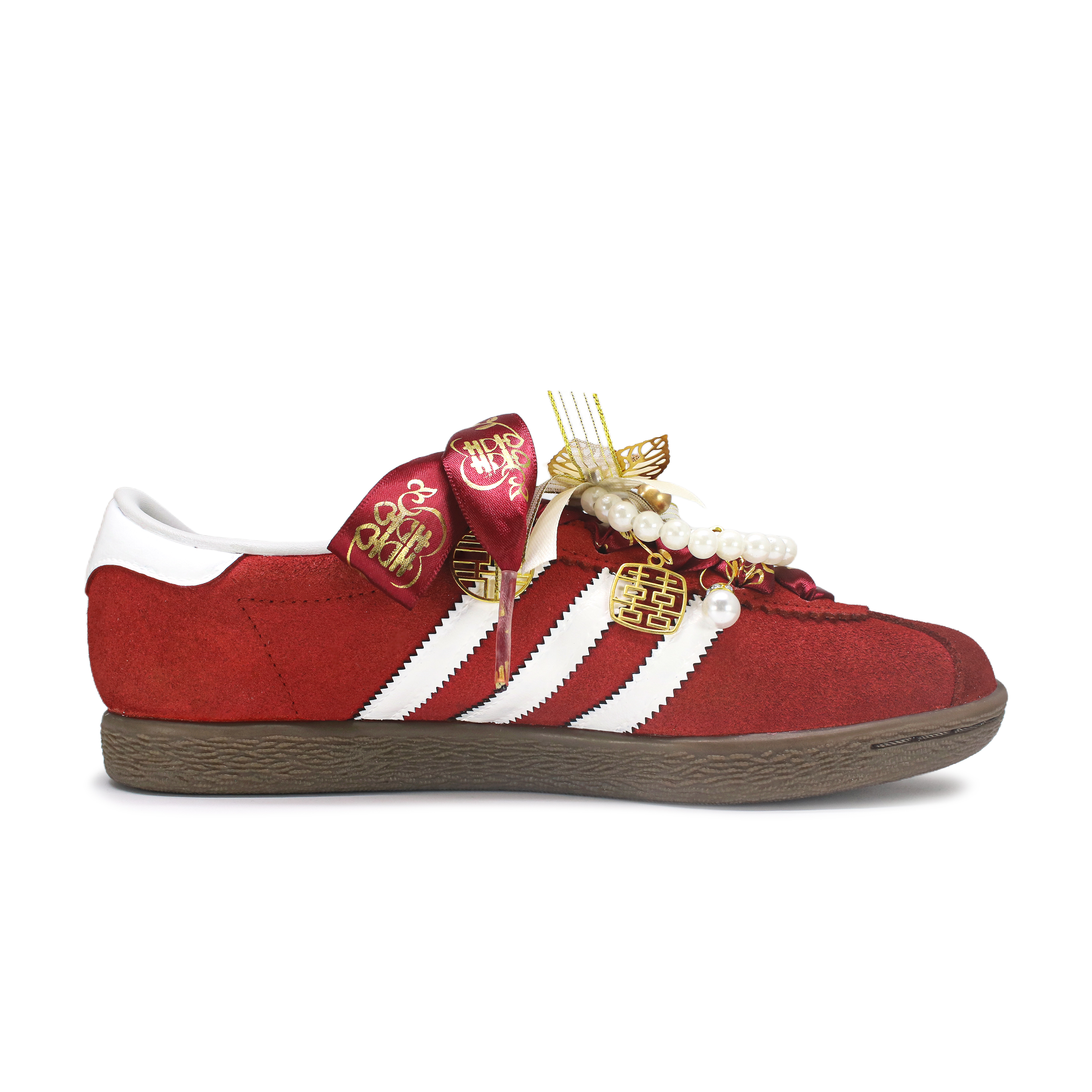 Adidas Originals Stadt Abrasion Resistant Low top Skateboard Shoes Unisex Red White