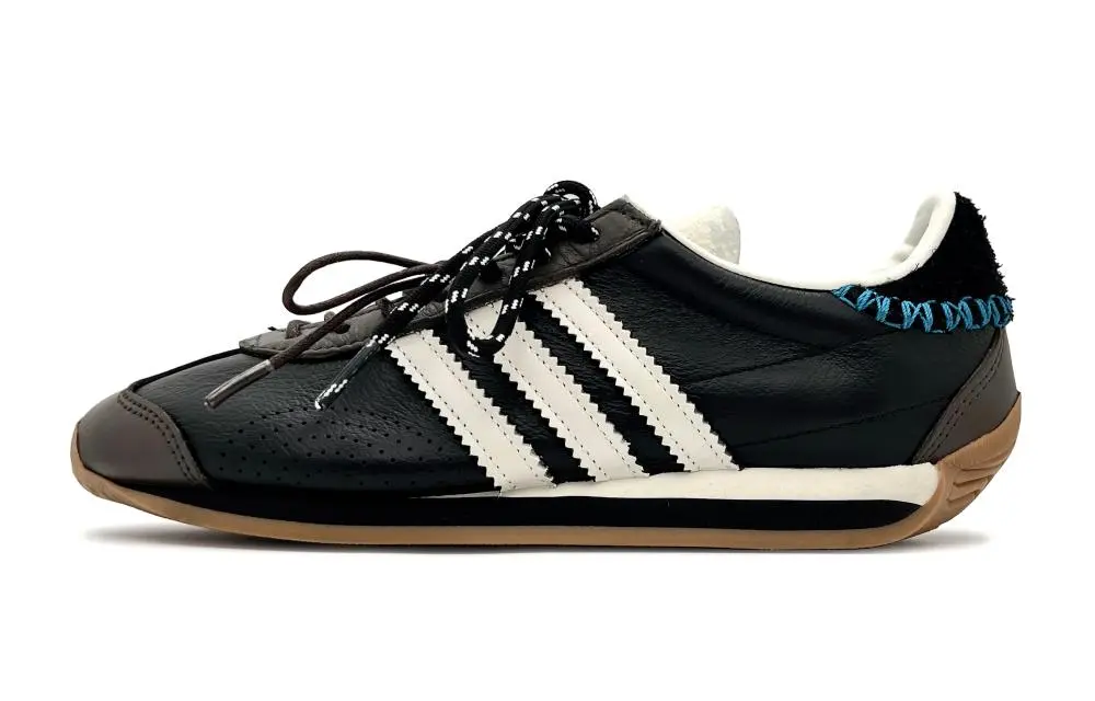 Adidas Originals COUNTRY OG Anti-Slip Wear-Resistant Low-Top Casual Shoes Unisex Black Brown
