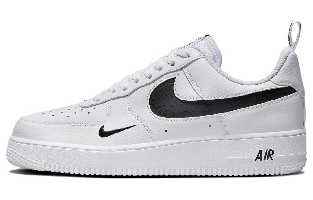 Nike Air Force 1 07 LV8 Reflective Swoosh - White Black