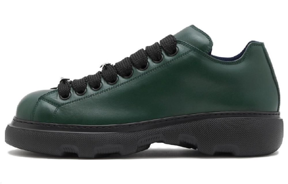 Burberry Low Top Casual Shoes Men's Vine Green