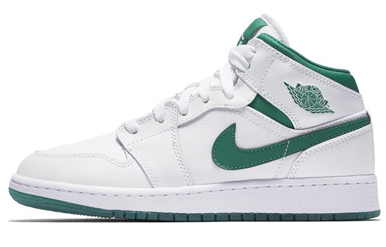 Jordan 1 Mid SE GC White Mystic Green GS