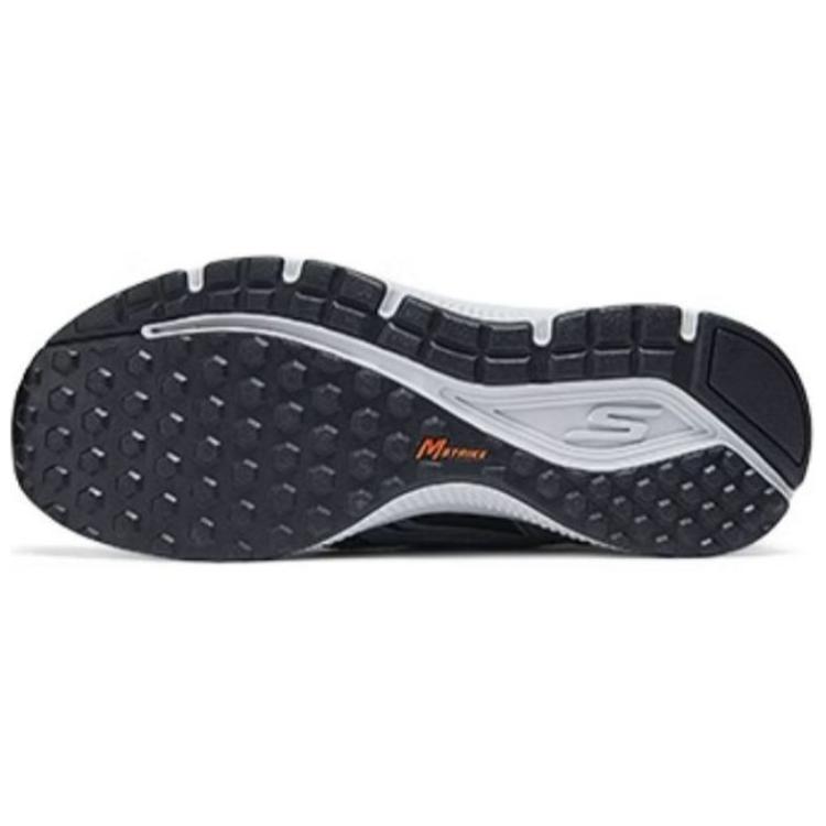 Skechers Low Top Running Shoes Men's Gray Orange