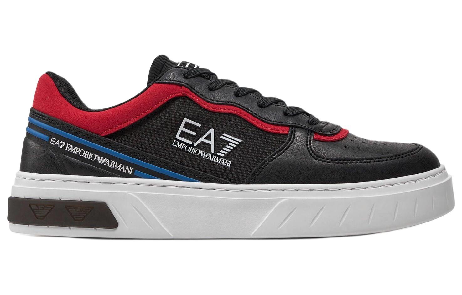 EMPORIO ARMANI EA7 Low top Skateboard Shoes Unisex Black