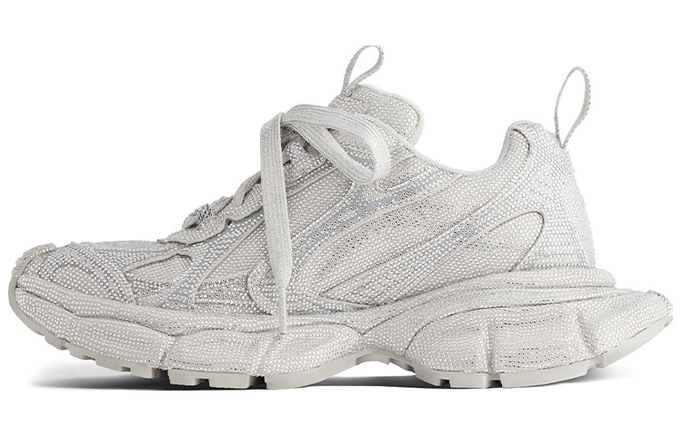 Balenciaga Women's 3XL Sneaker 'Rhinestones - Light Grey'