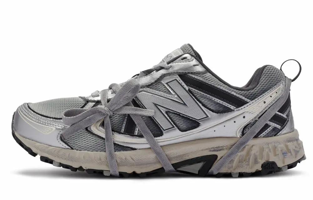 New Balance NB 410 Low Top Running Shoes Unisex Silver Gray Black