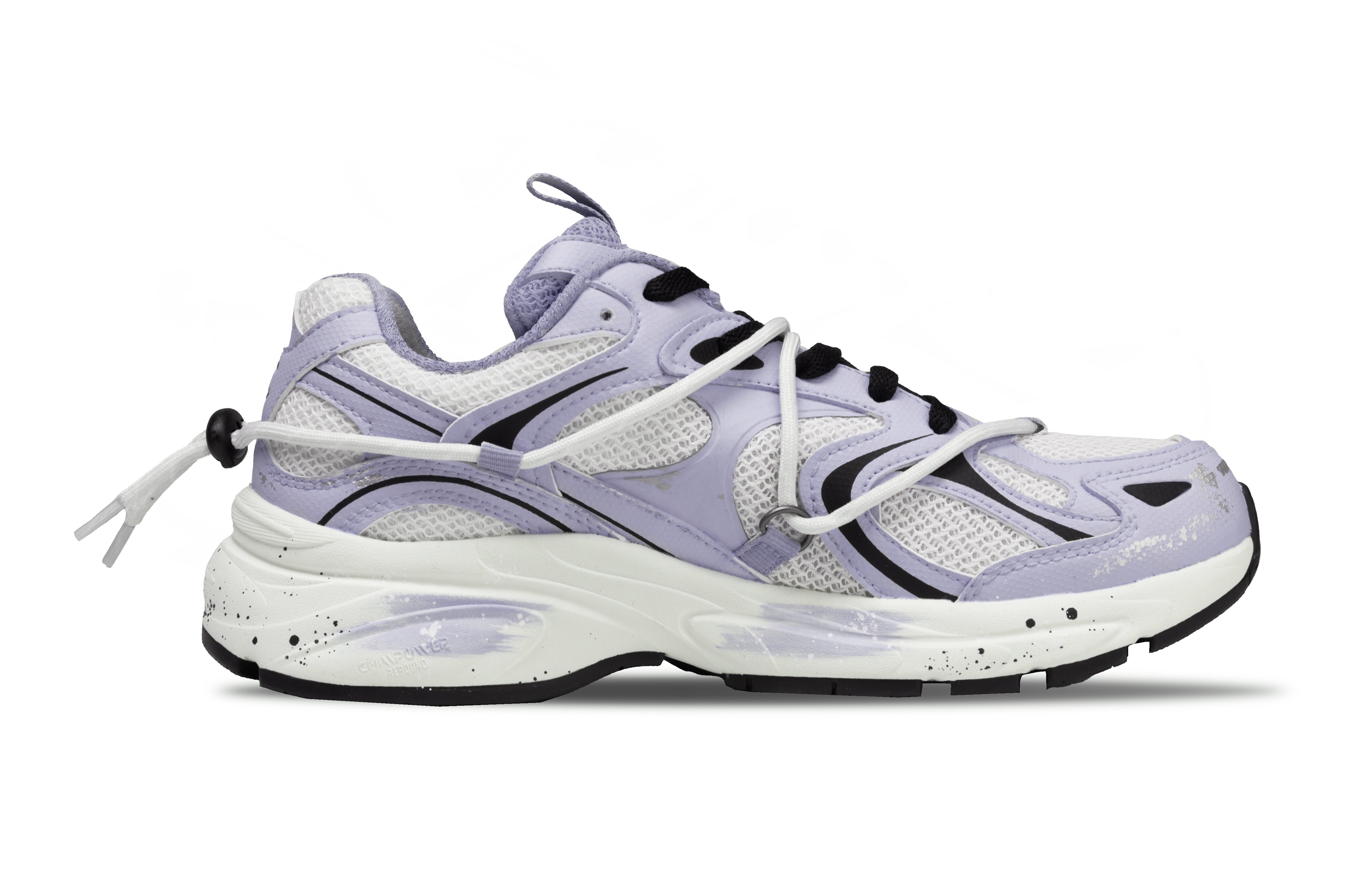 Champion Abrasion Resistant Low top Running Shoes Unisex White Purple