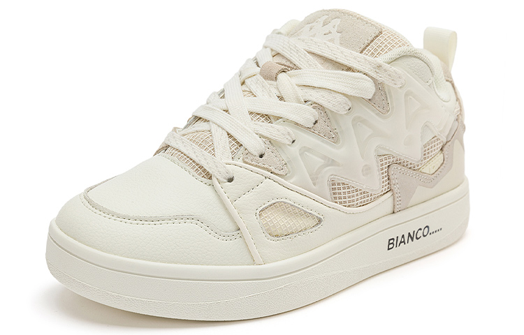 Kappa Mid Top Skateboard Shoes Unisex Winter Day White