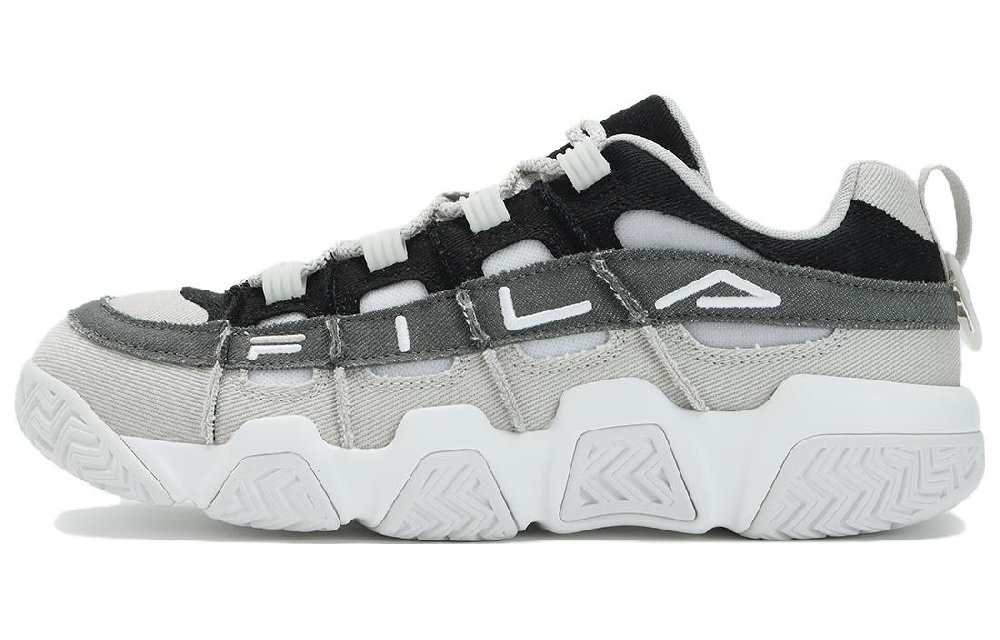 FILA Barricade Basketball Shoes 'White Grey Black'