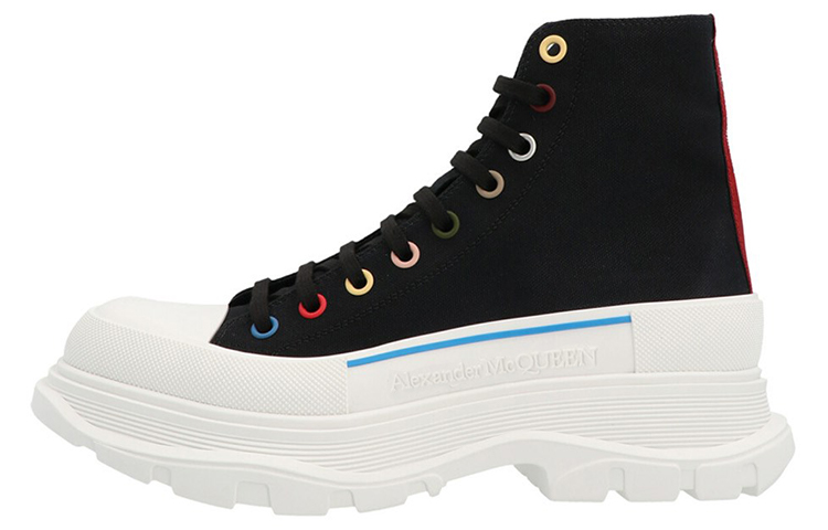Alexander McQueen Tread Slick Lace-Up Boots