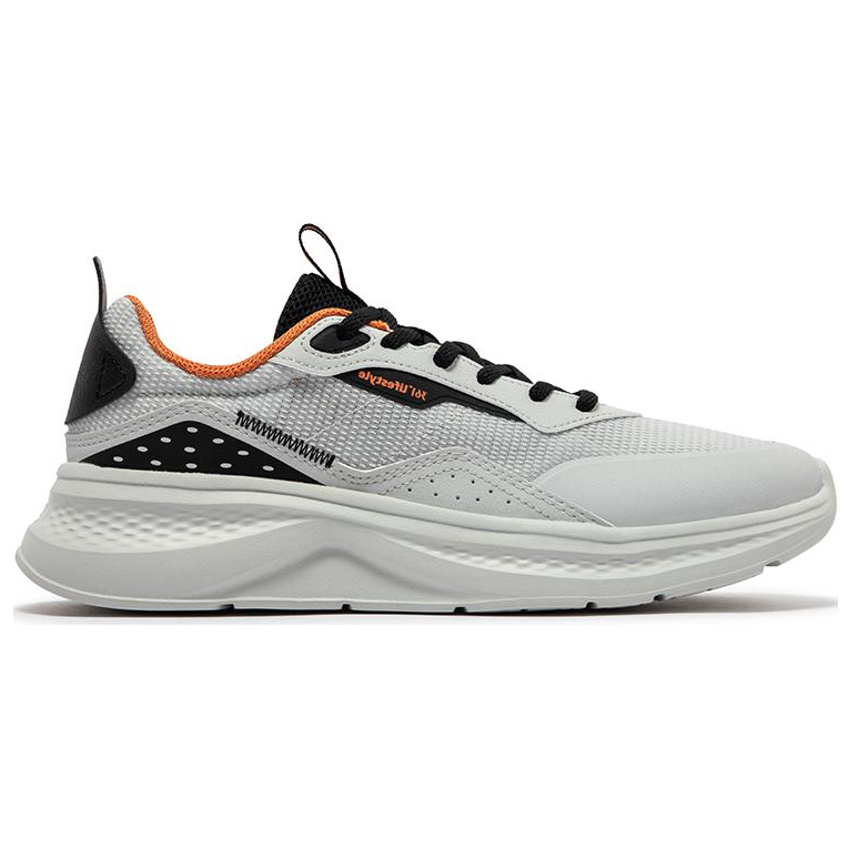 361° Anti Slip Wear Resistant Low Top Running Shoes Men's Gray Black
