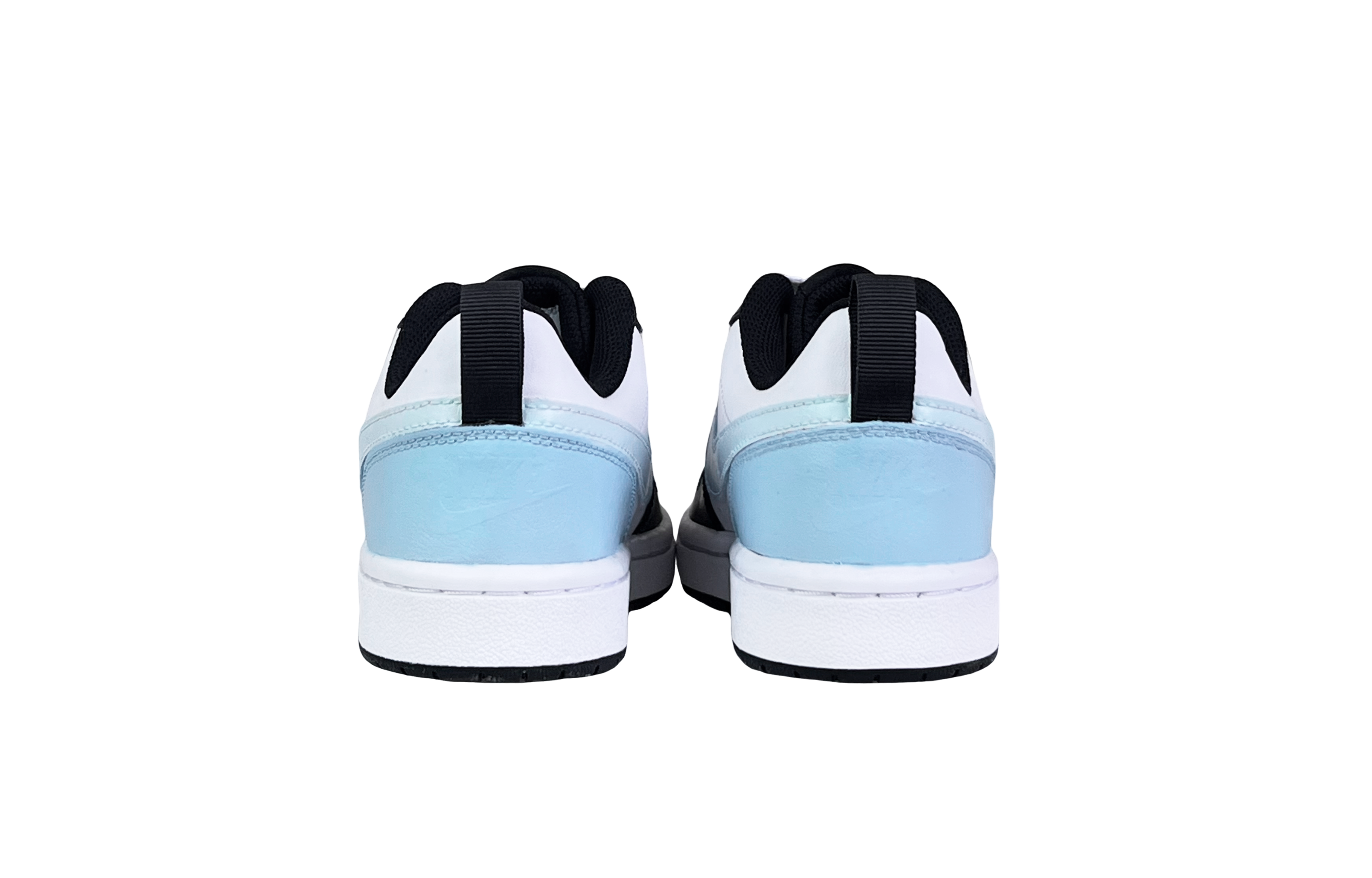 Nike Court Borough Cool Summer Day Low-Top Skateboard Shoes GS Black White Blue купить в интернет-магазине Yoocart с быстрой доставкой по России.